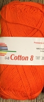 GB Cotton 8 100% katoen - 1710 Koninklijk Oranje