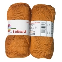 GB Cotton 8 100  en #37 katoen - 1814 Okergeel