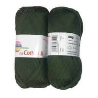 GB Cotton 8 100  en #37 katoen - 4922 Legergroen