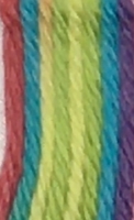 GB Wolle Sunshine Color katoen acryl - 10 Regenboog