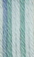 GB Wolle Sunshine Color katoen acryl - 40 Lichtblauw Mint Wit