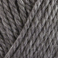No6 Organic Wool + Nettles - 610 Donkergrijs