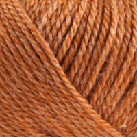 No4 Organic Wool + Nettles - 834 Gebrand Oranje