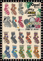 Opal 4-draads sokkenwol Regenwald 20, Jubileum editie 16 x 0,6 kilo