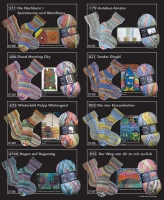 Opal 4-draads sokkenwol Hundertwasser 1 - 8 x 0,5 kilo